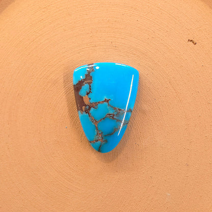 Stabilized Egyptian Prince Turquoise Tongue-Shaped