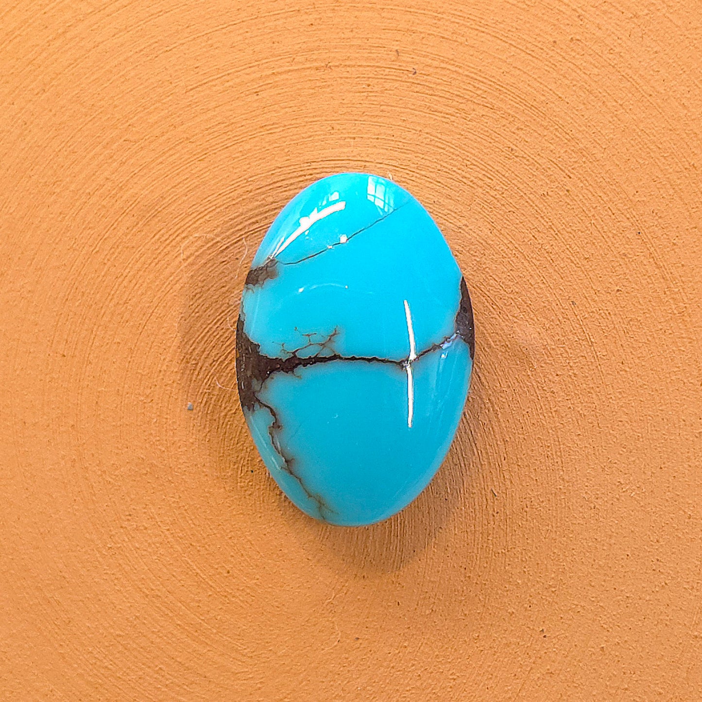 Stabilized Egyptian Prince Turquoise Oval
