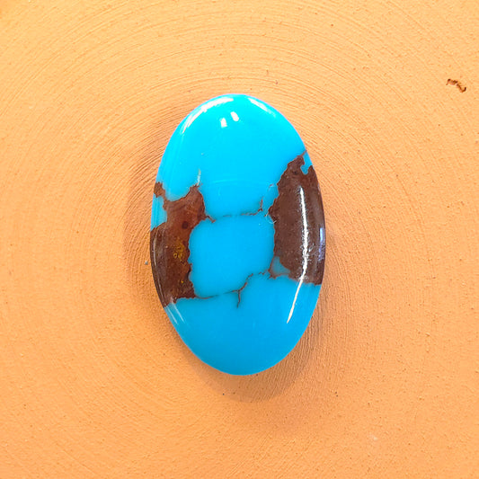 Stabilized Egyptian Prince Turquoise Oval
