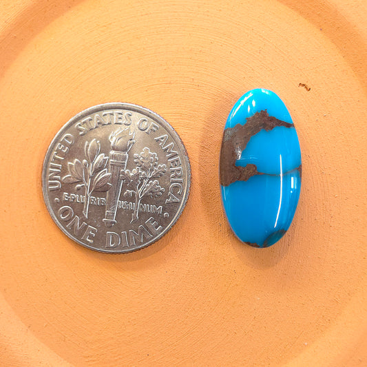 Stabilized Egyptian Prince Turquoise Oval