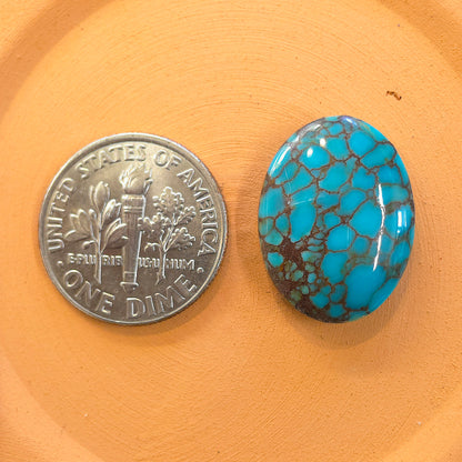 Stabilized Egyptian Prince Turquoise Oval