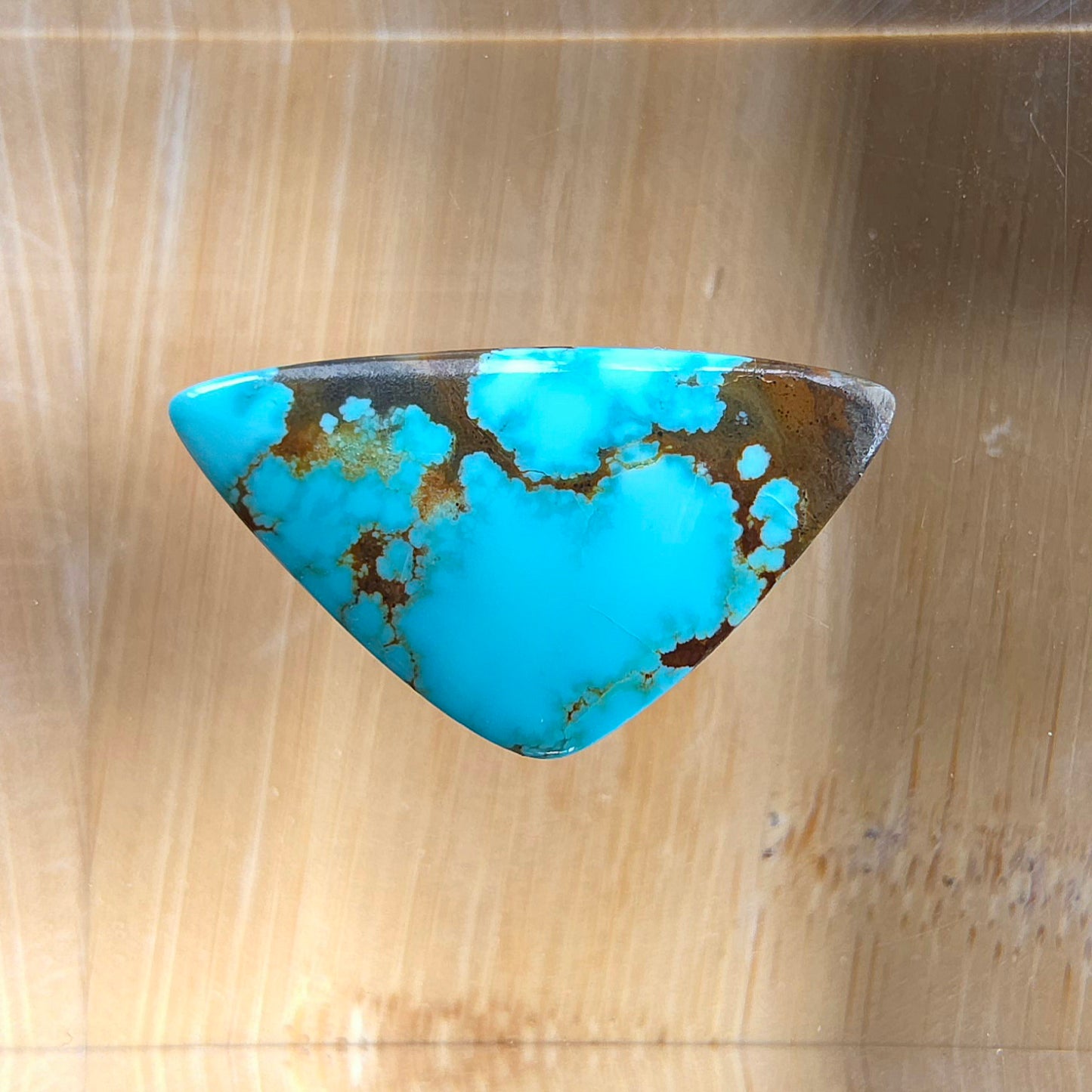 Stabilized #8 Turquoise Triangular