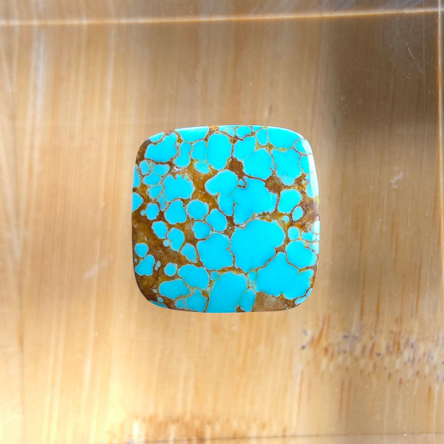 Stabilized #8 Turquoise Square