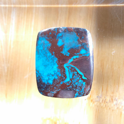 Stabilized Bisbee Turquoise Rectangular