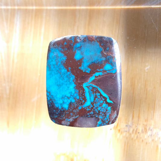 Stabilized Bisbee Turquoise Rectangular