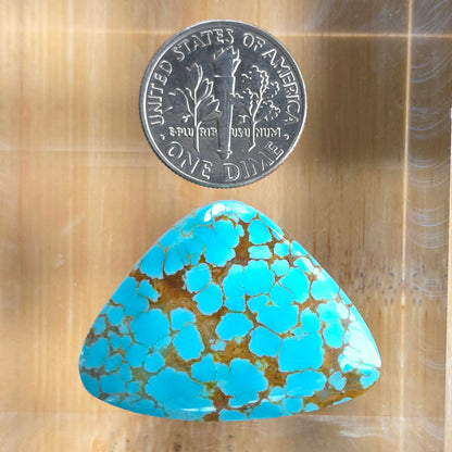 Stabilized #8 Turquoise Triangular