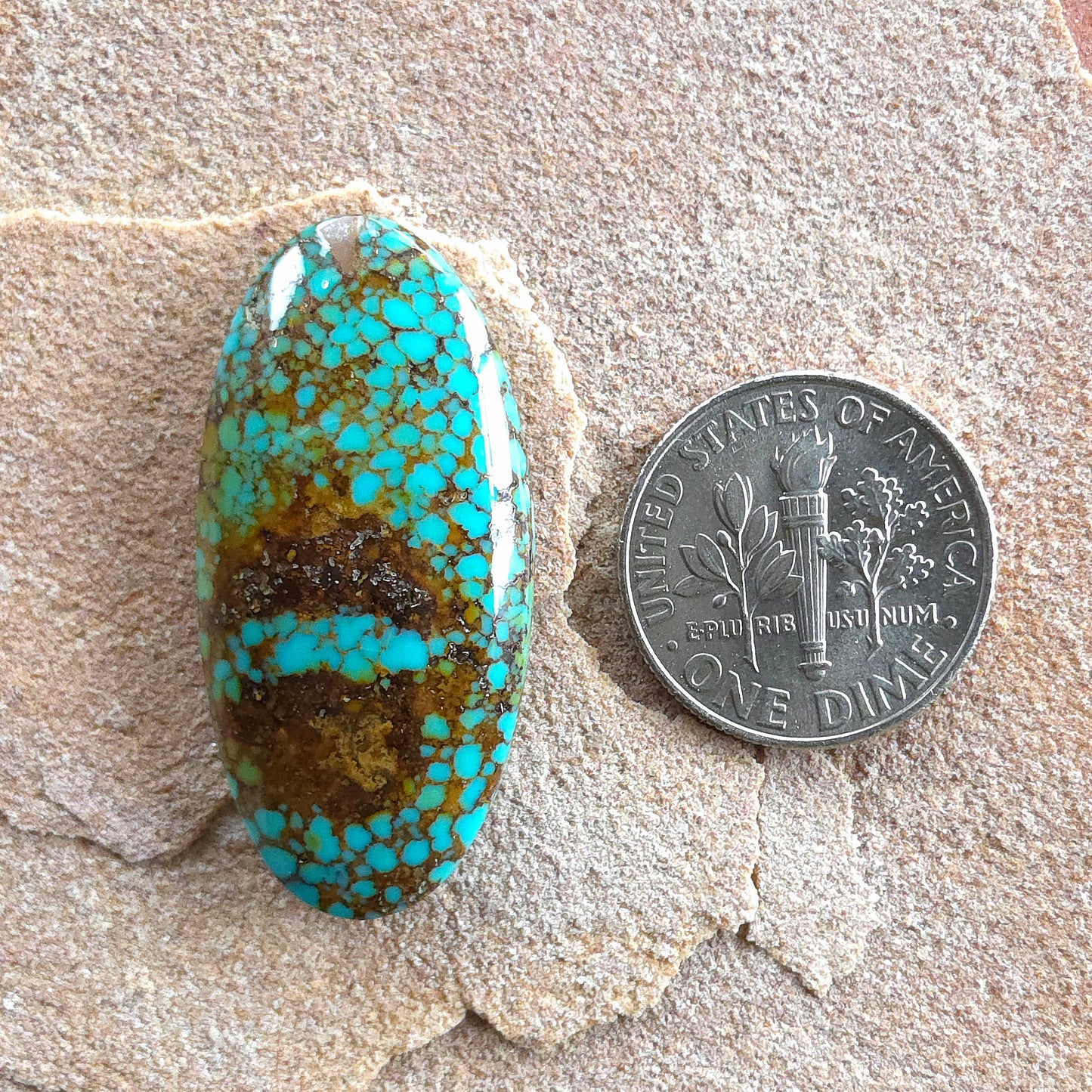 Stabilized Patagonia Turquoise Oval