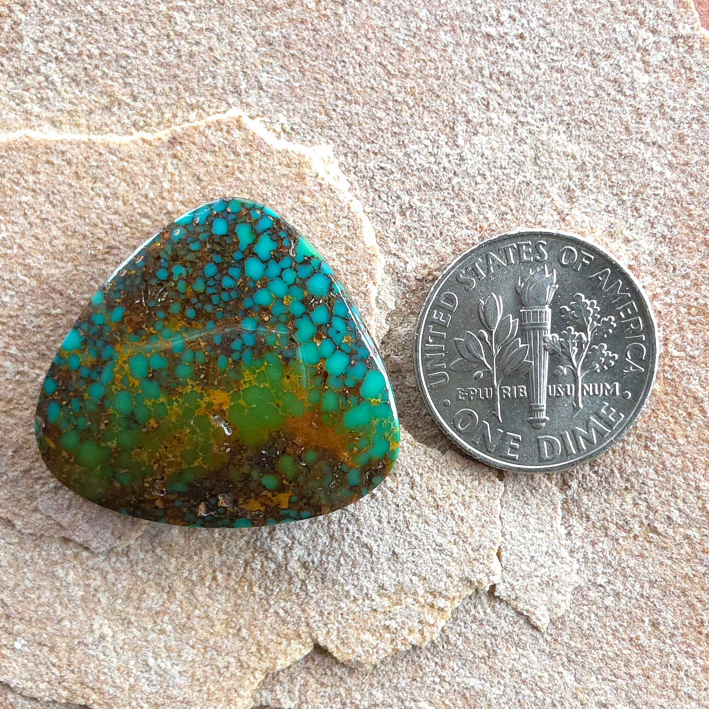 Stabilized Patagonia Turquoise Triangular