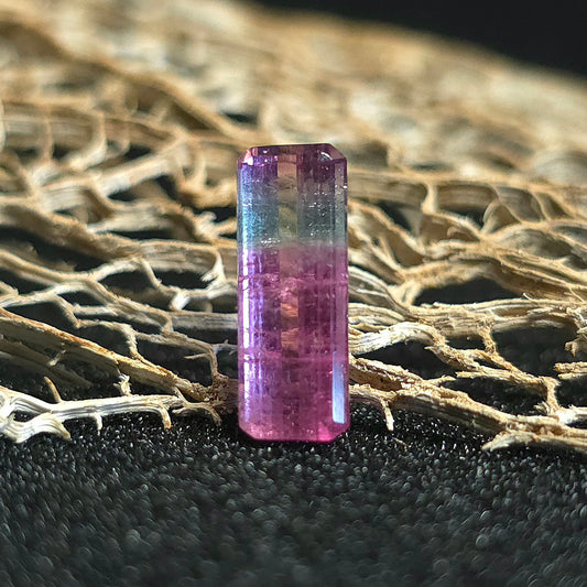 Brazilian Tourmaline (Watermelon) Rectangular Faceted Cut