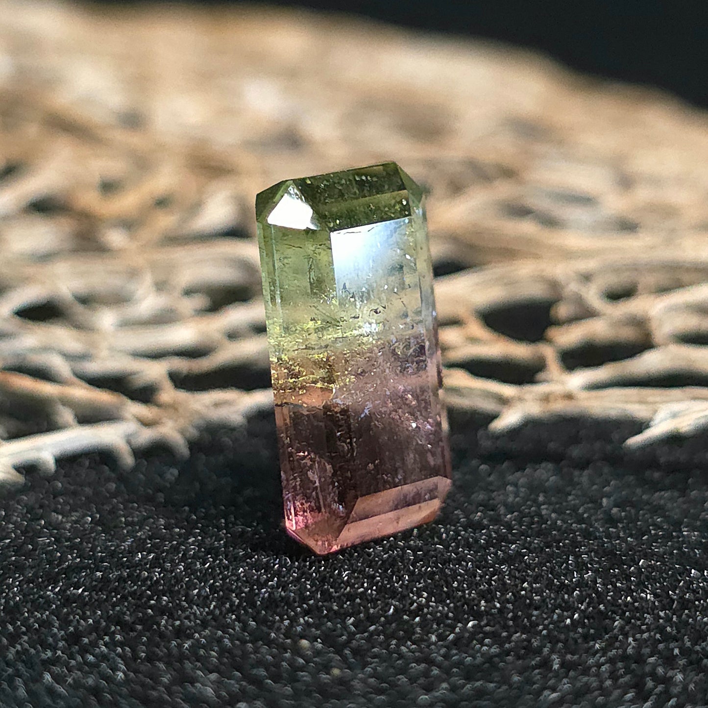 Brazilian Tourmaline (Watermelon) Rectangular Faceted Cut