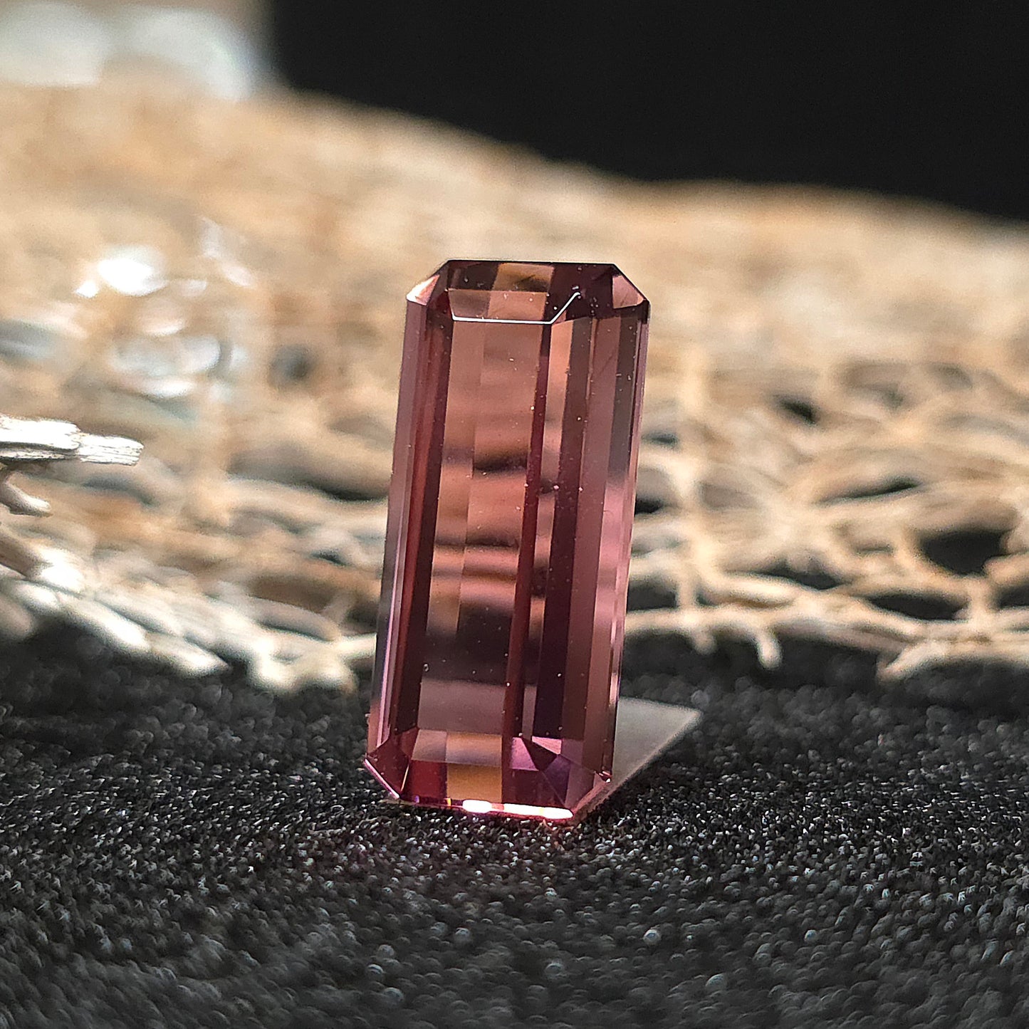 Brazilian Tourmaline (Pink) Rectangular Faceted Cut