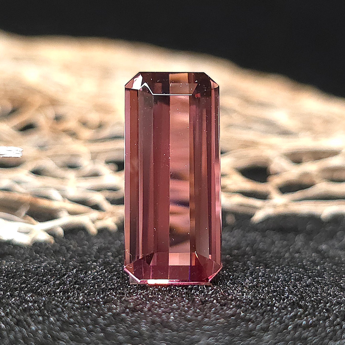 Brazilian Tourmaline (Pink) Rectangular Faceted Cut