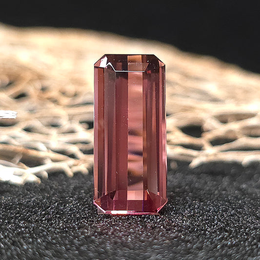 Brazilian Tourmaline (Pink) Rectangular Faceted Cut