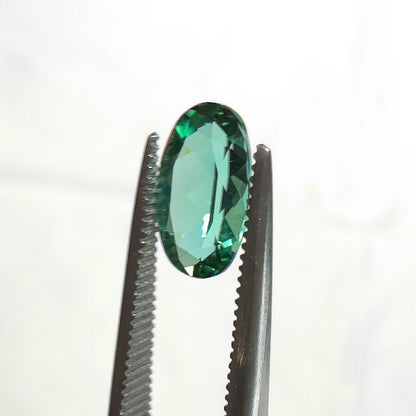 Brazilian Tourmaline (Green) Oval Faceted Cut