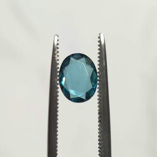 Brazilian Tourmaline (Blue) Oval Faceted Cut
