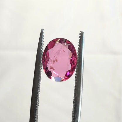 Brazilian Tourmaline (Pink) Oval Faceted Cut