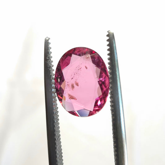 Brazilian Tourmaline (Pink) Oval Faceted Cut