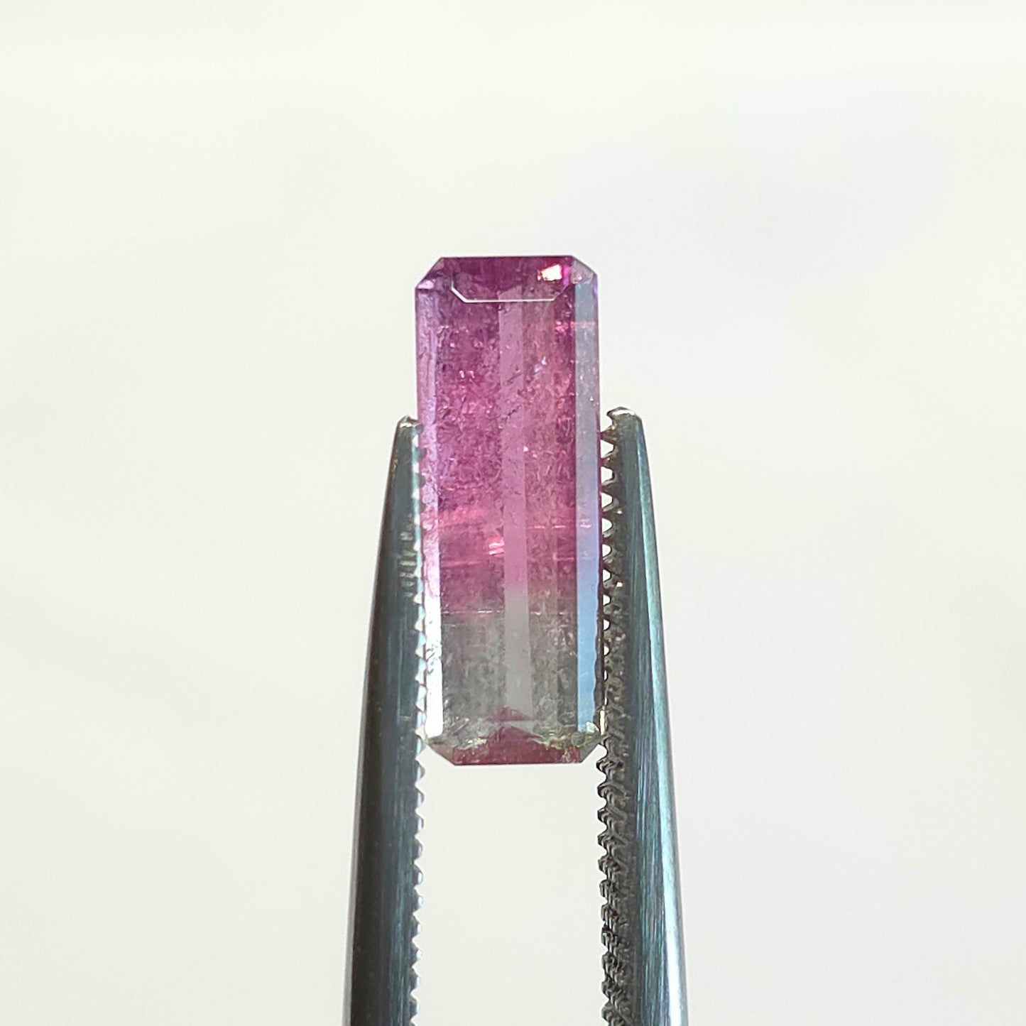 Brazilian Tourmaline (Bicolor) Rectangular Faceted Cut