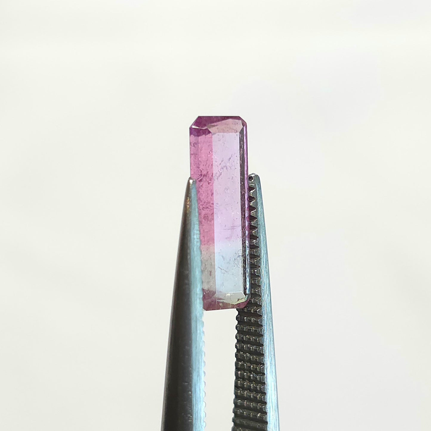 Brazilian Tourmaline (Bicolor) Rectangular Faceted Cut