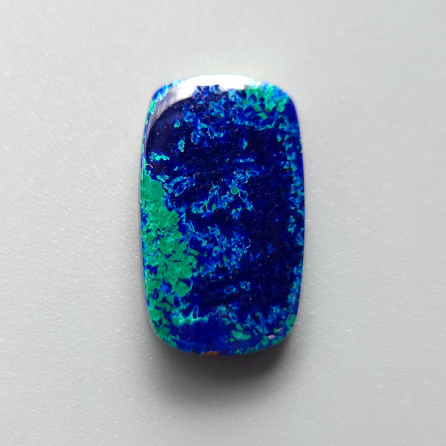 Stabilized Azurite Malachite Rectangular