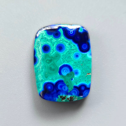 Stabilized Azurite Malachite Rectangular