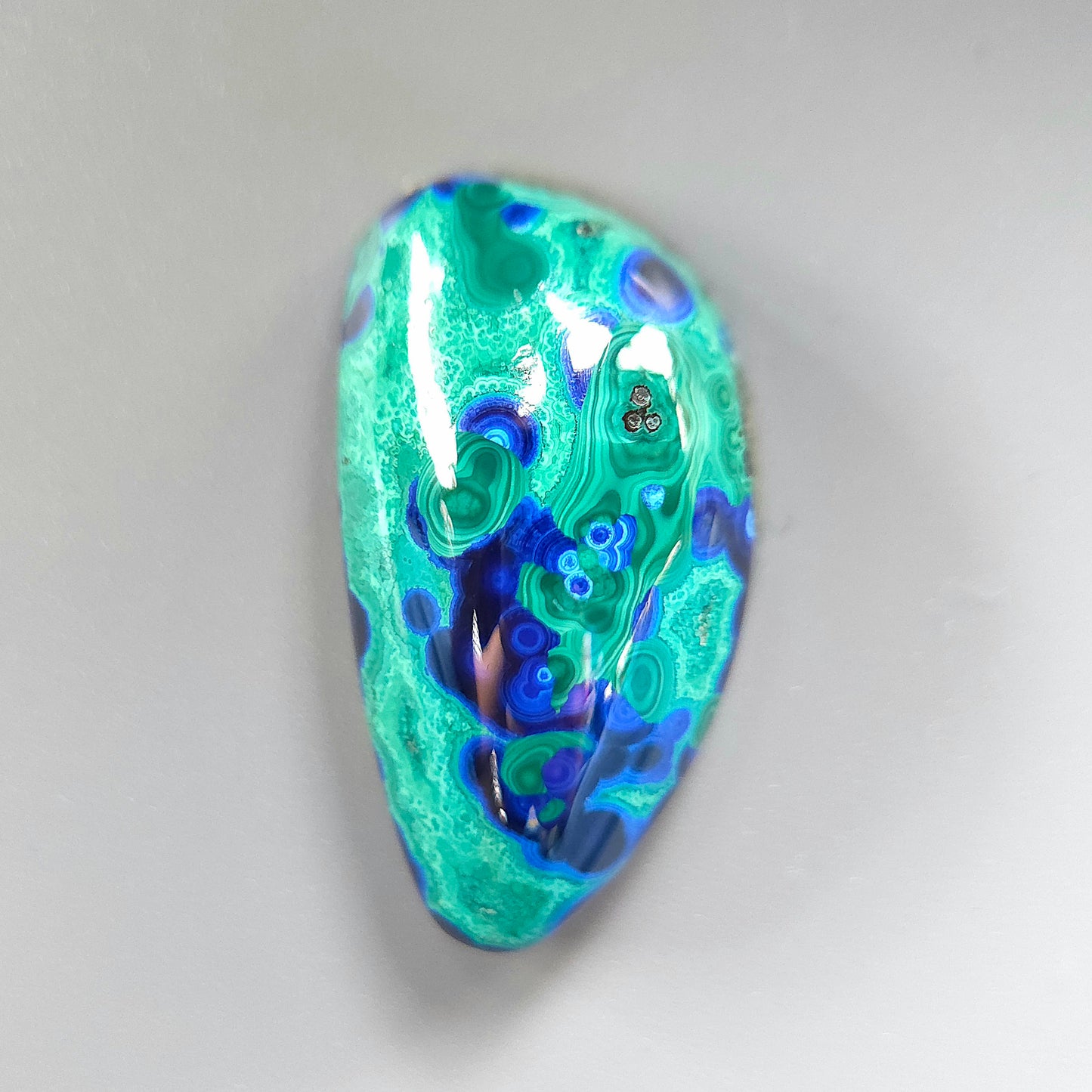 Stabilized Azurite Malachite Freeform