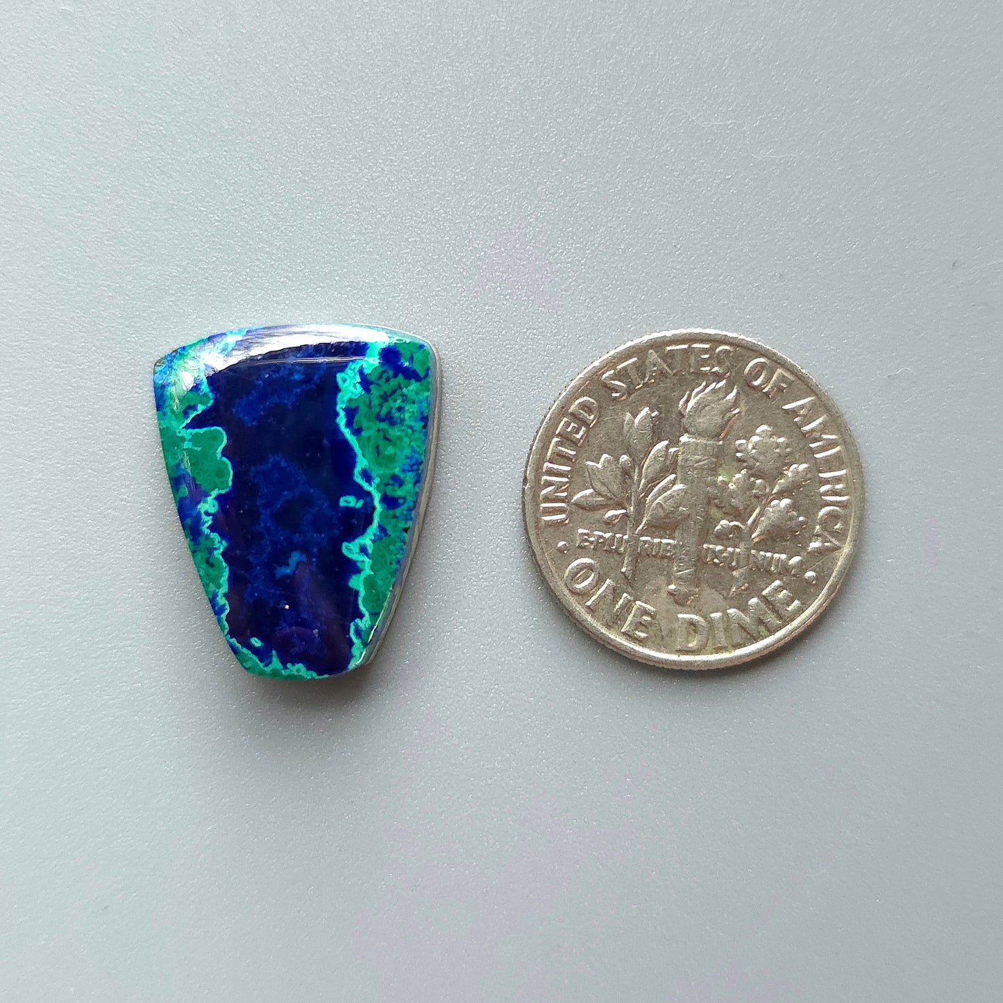 Stabilized Azurite Malachite Freeform