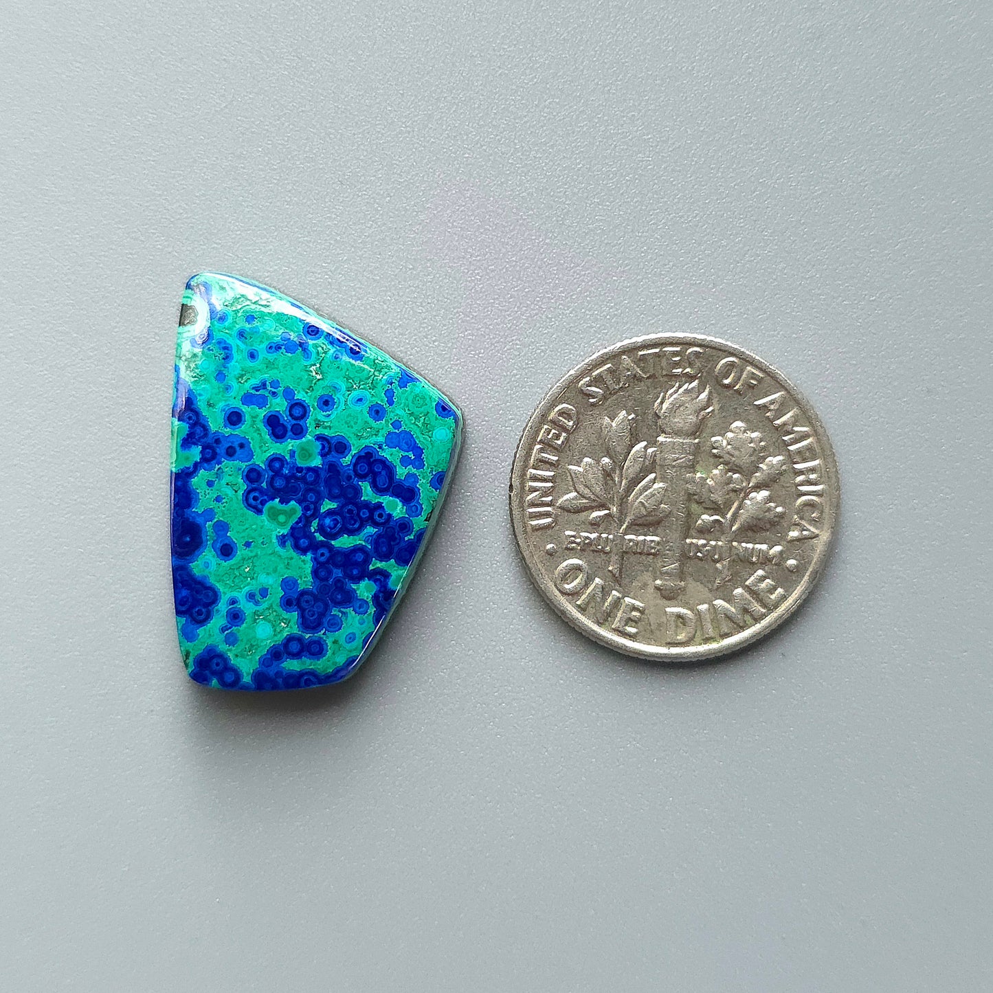 Stabilized Azurite Malachite Freeform