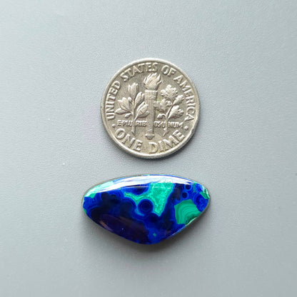 Stabilized Azurite Malachite Freeform