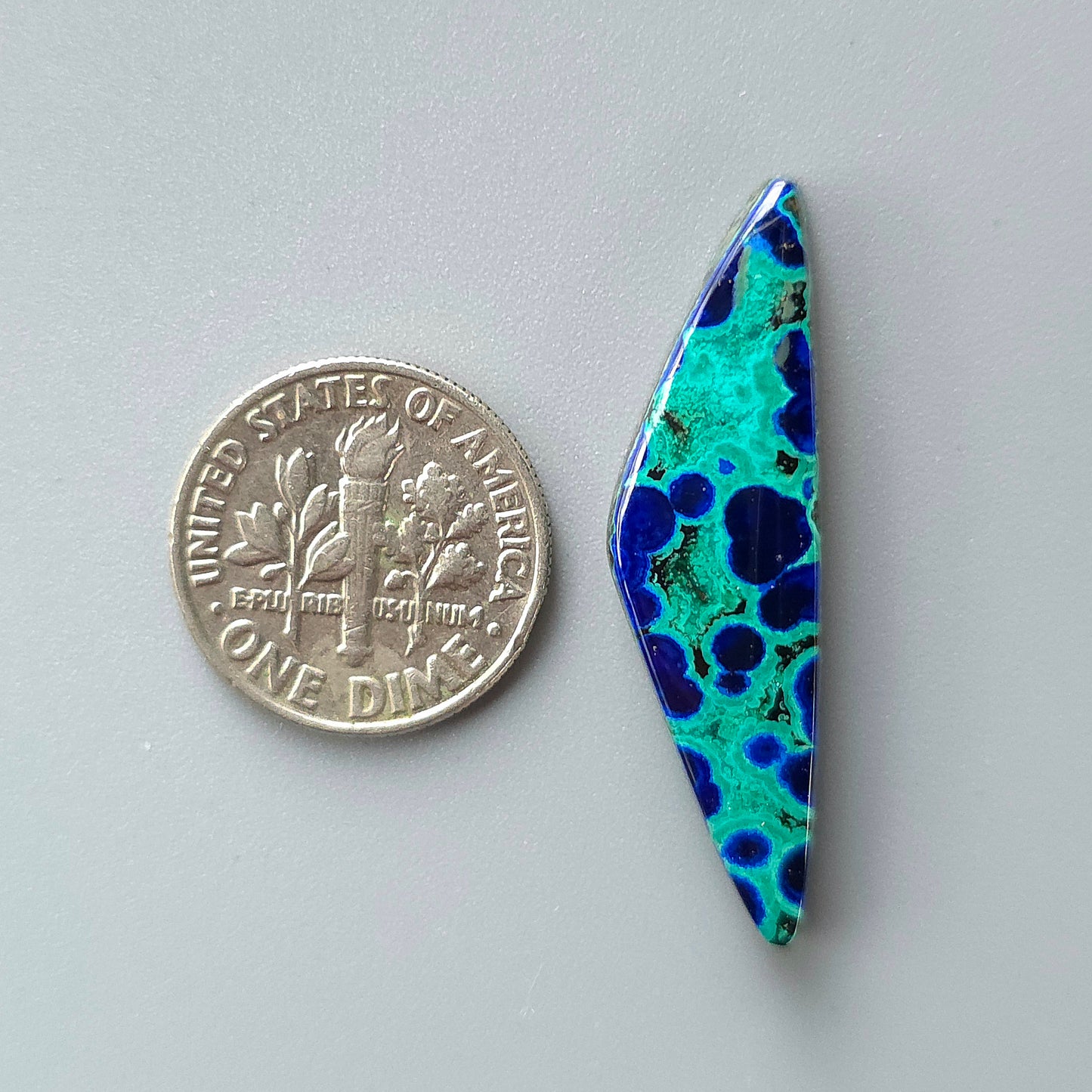 Stabilized Azurite Malachite Freeform