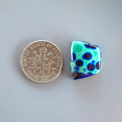 Stabilized Azurite Malachite Freeform