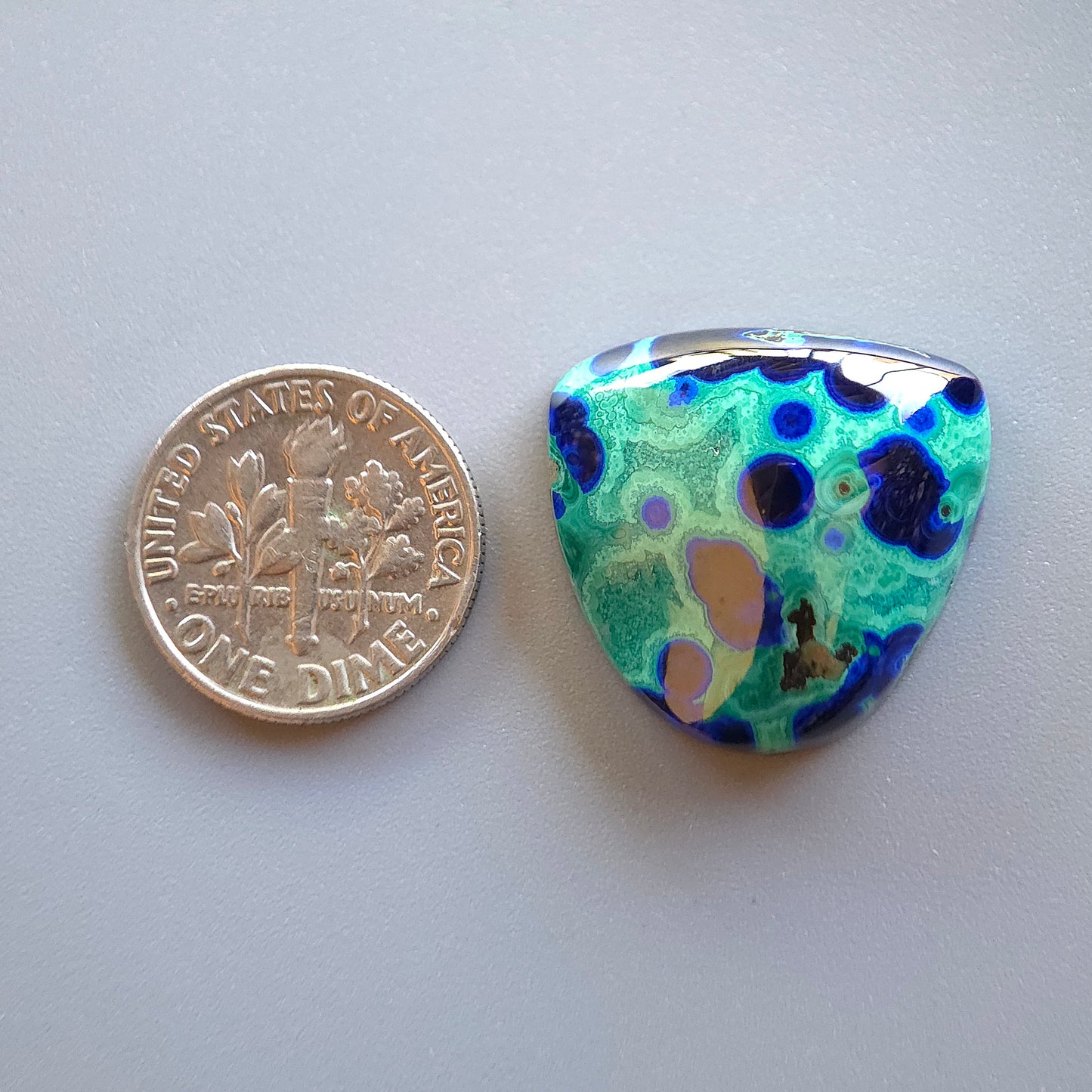 Stabilized Azurite Malachite Freeform