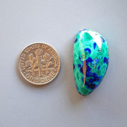Stabilized Azurite Malachite Freeform
