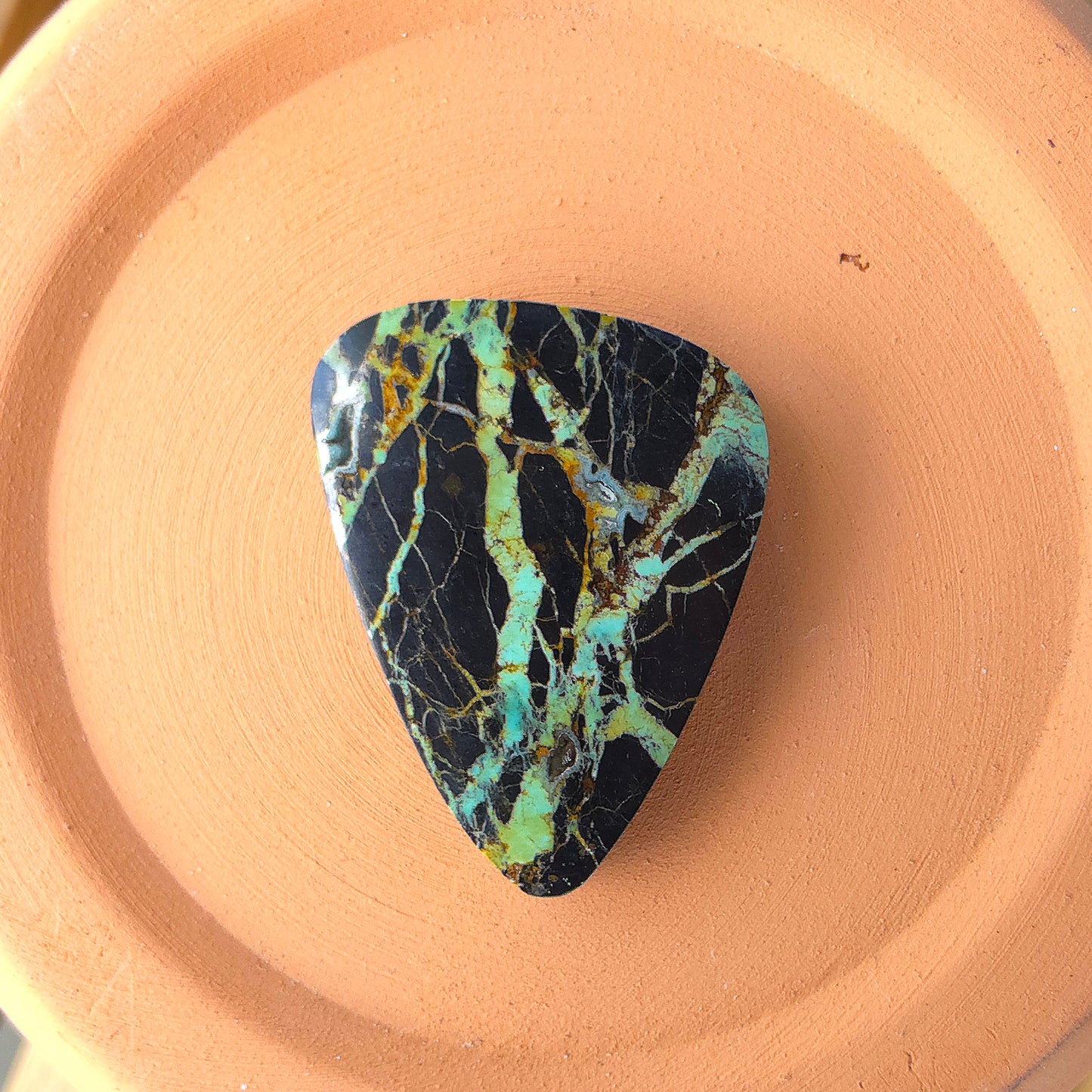 Natural Blackjack Turquoise Triangular