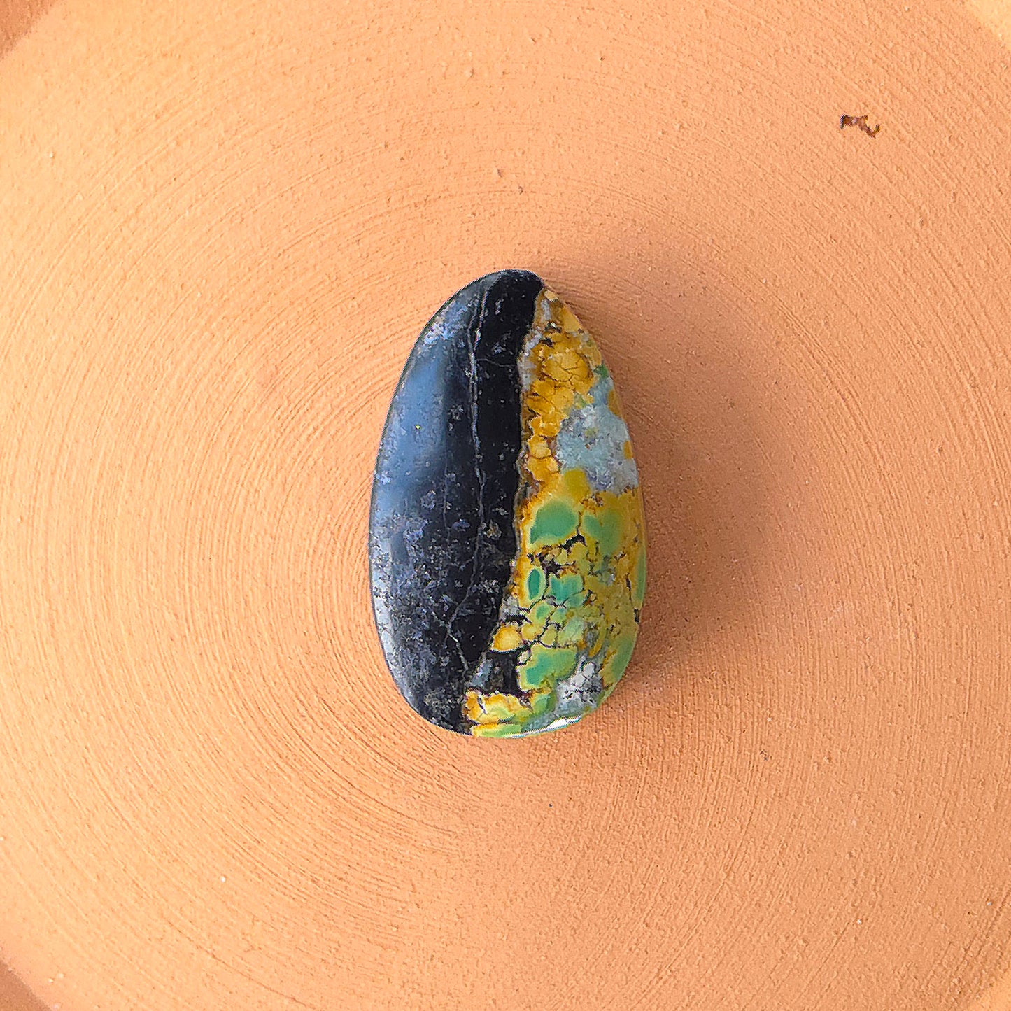 Natural Blackjack Turquoise Freeform