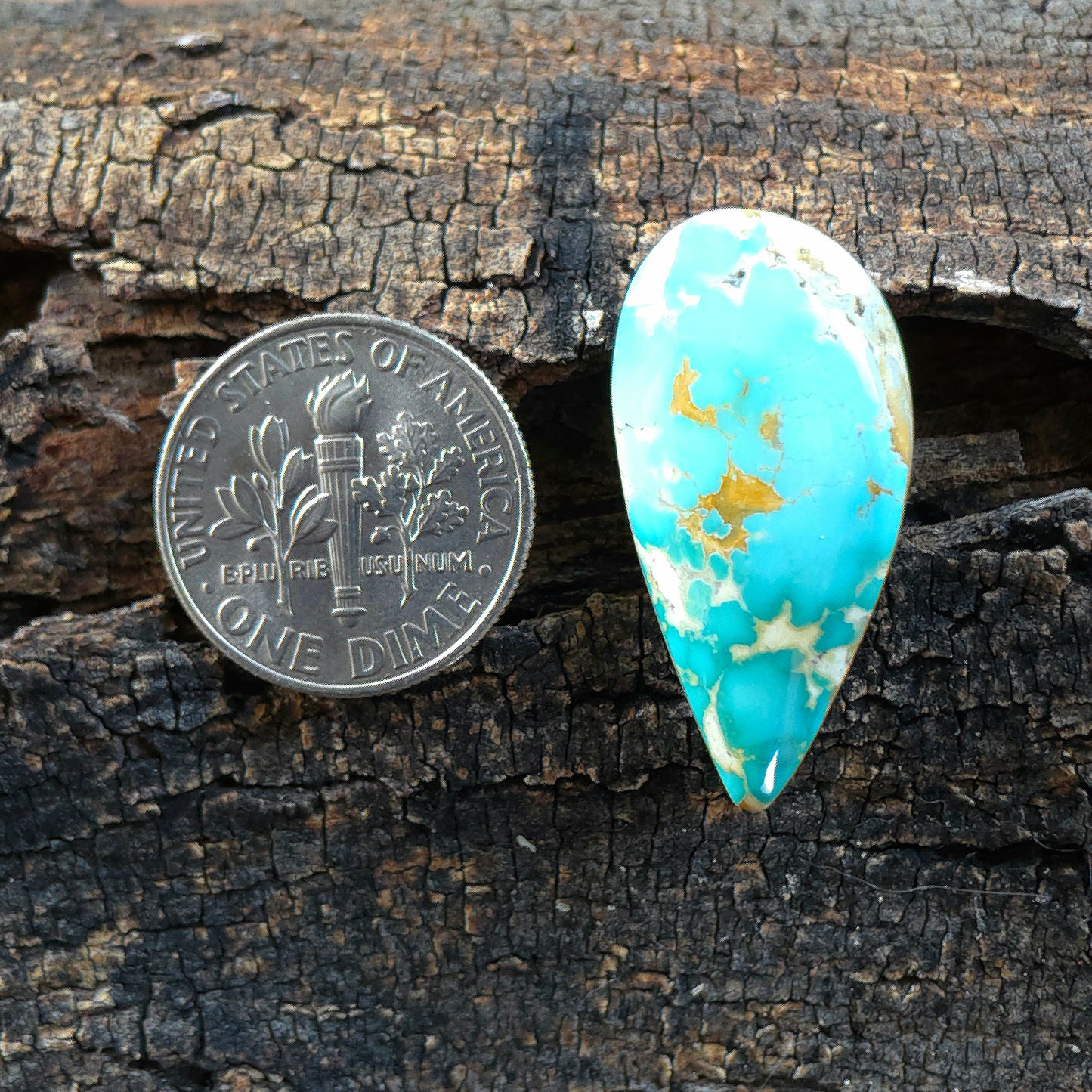 Natural Royston Turquoise Freeform