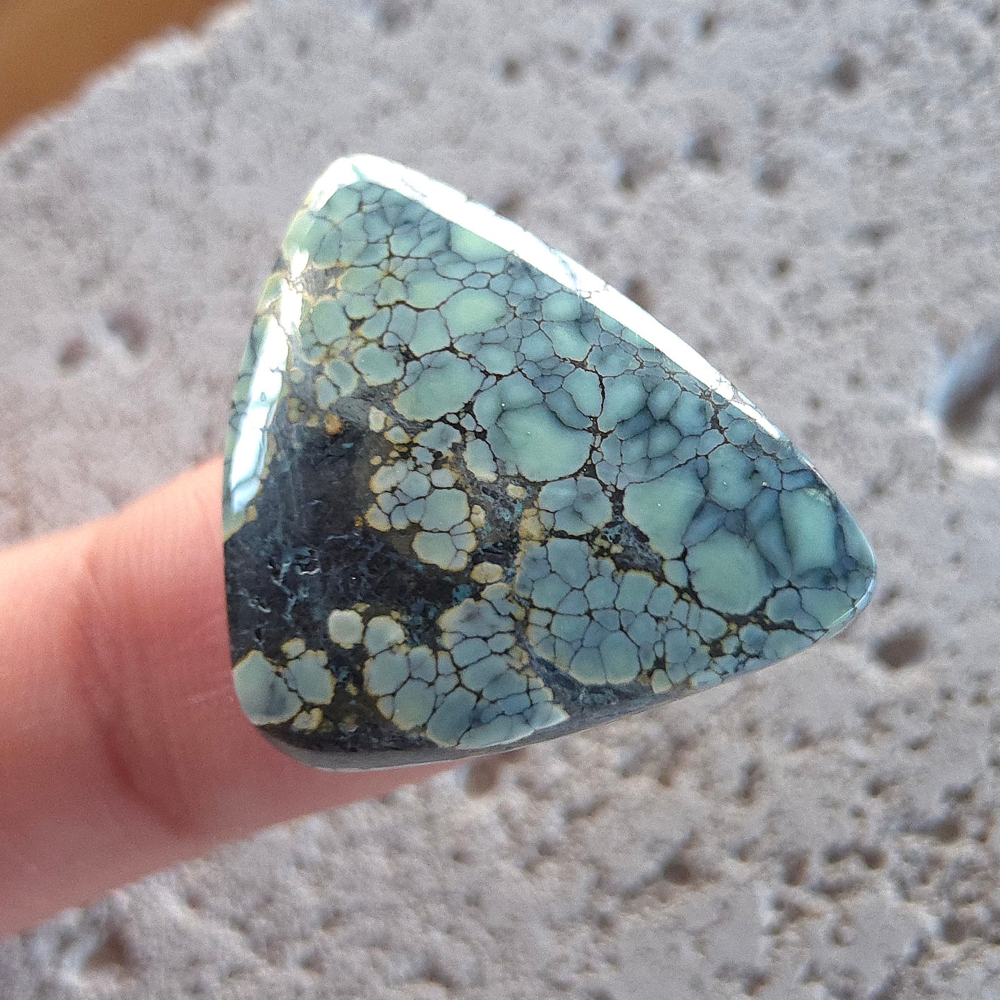 Natural New Lander Variscite Triangular