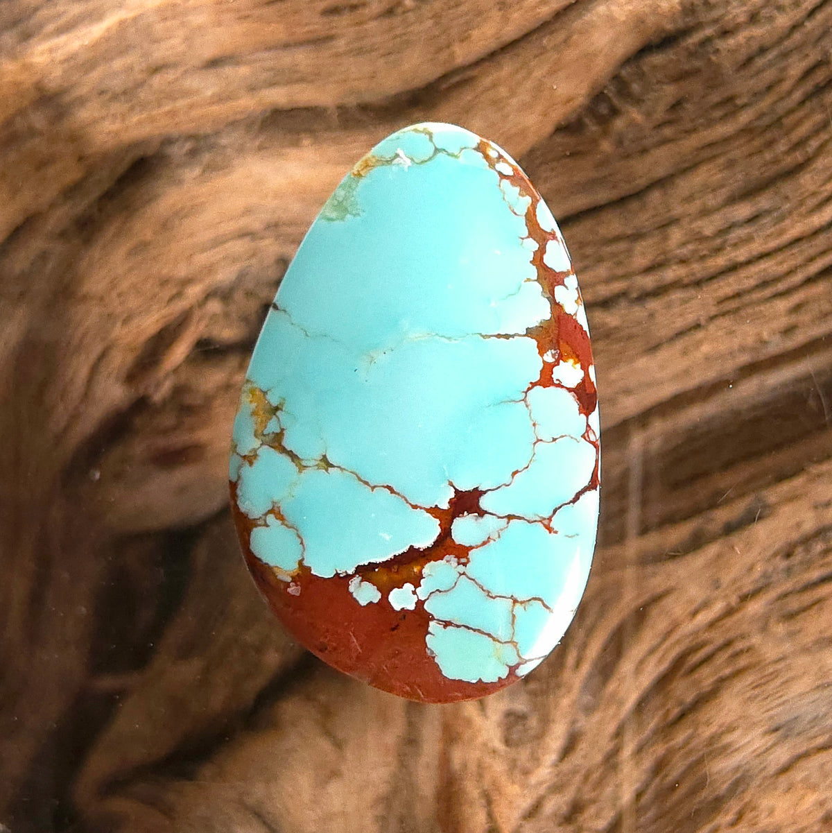 Stabilized #8 Turquoise Freeform