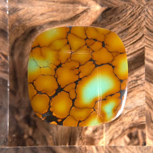 Stabilized Cloud Mountain Turquoise Square