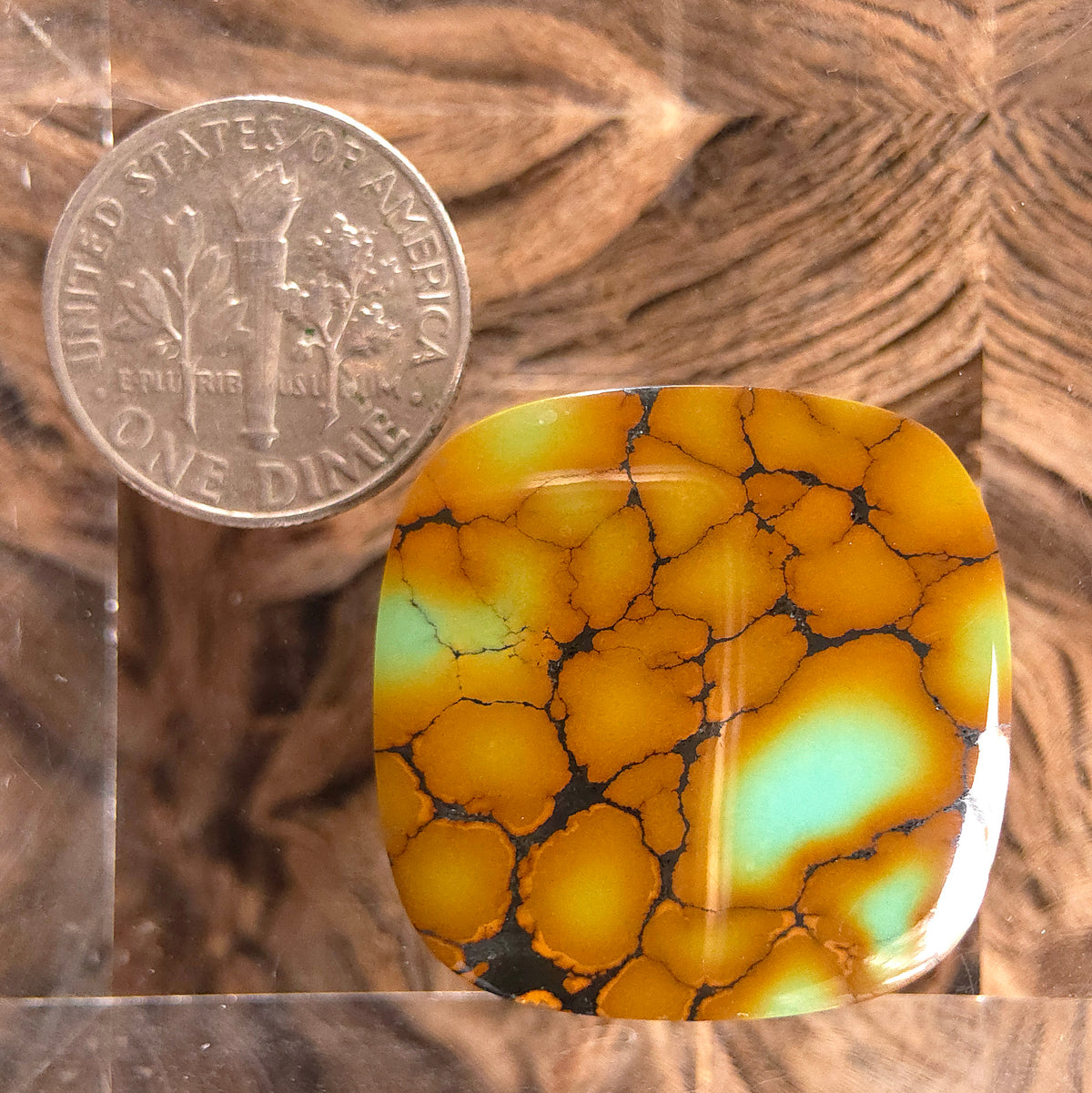 Stabilized Cloud Mountain Turquoise Square