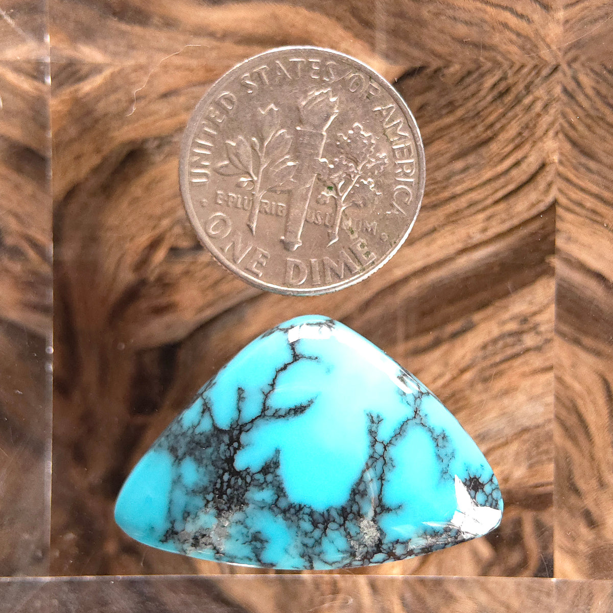 Stabilized Cloud Mountain Turquoise Triangular