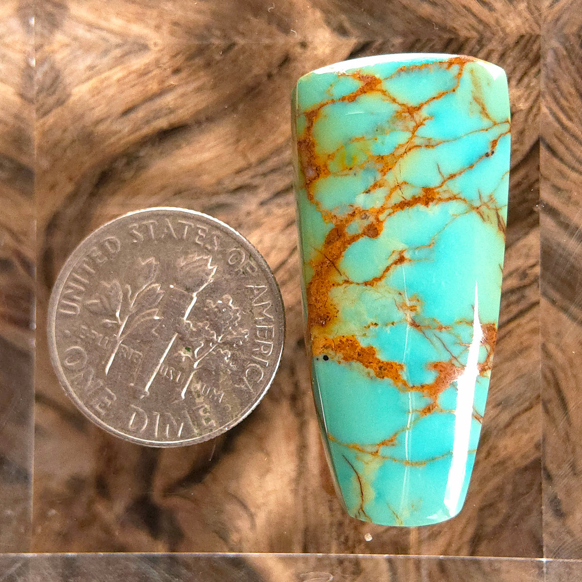Stabilized Kingman Turquoise Freeform