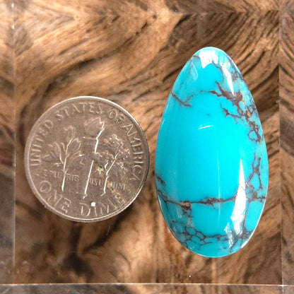 Stabilized Kingman Turquoise Pear-Shaped