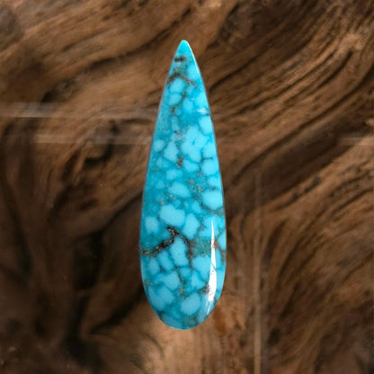 Natural Kingman Turquoise Pear-Shaped