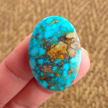 Natural Kingman Turquoise Oval