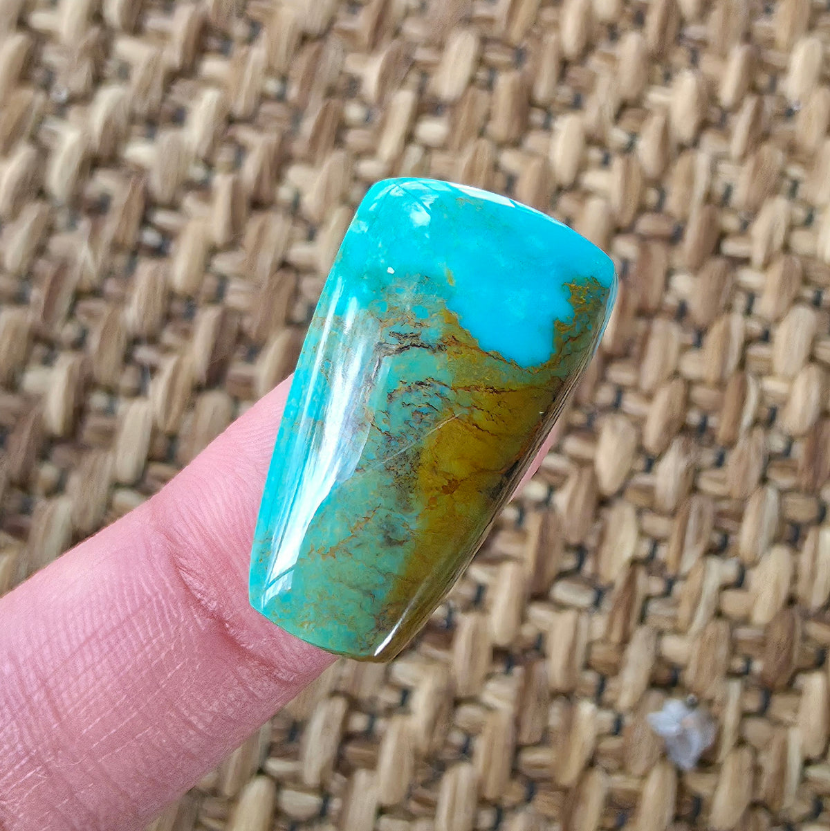 Stabilized Kingman Turquoise Freeform