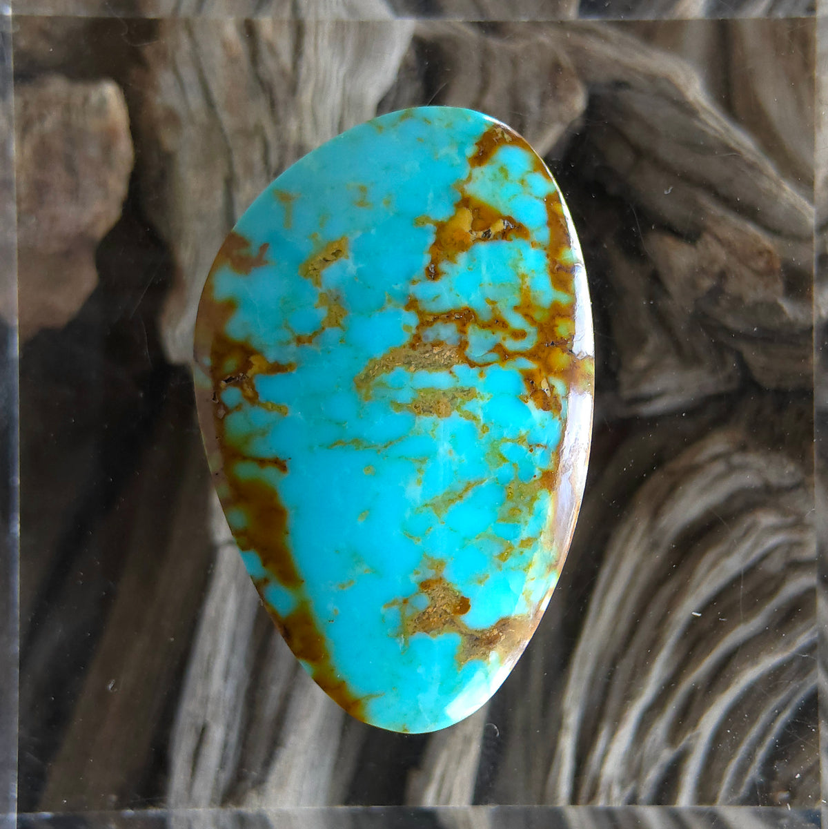 Stabilized Kingman Turquoise Freeform