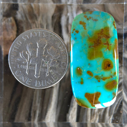 Stabilized Kingman Turquoise Rectangular