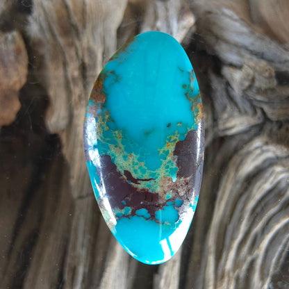 Stabilized Kingman Turquoise Freeform