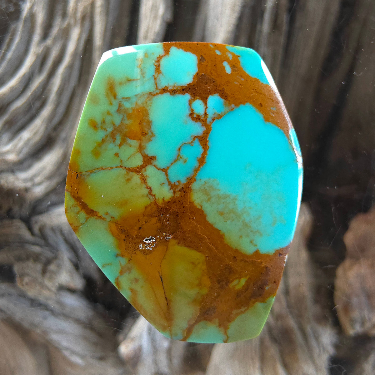 Stabilized Kingman Turquoise Freeform